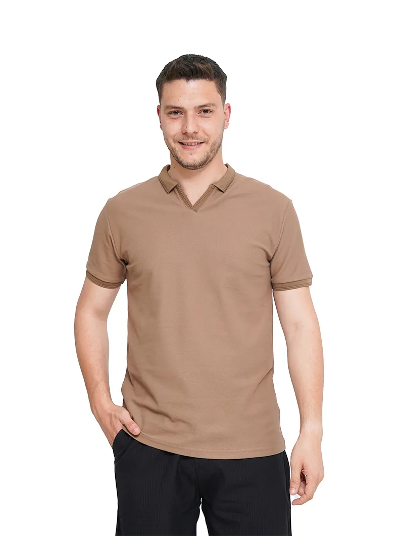 POLO en piqué de coton